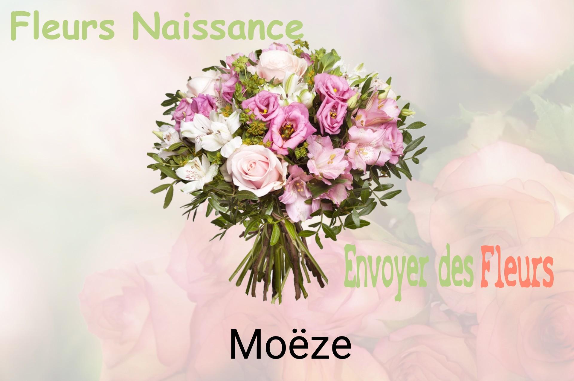Bouquet de fleurs de naissance livré à Moëze